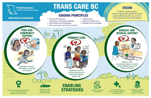 Trans Care BC strategic vision graphic