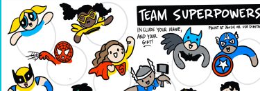 drawing change superhero team facilitation tool graphic facilitation
